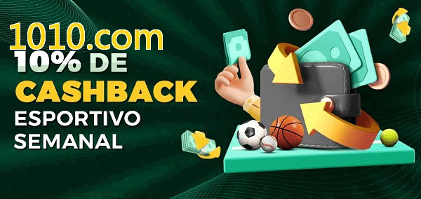 10% de bônus de cashback na 1010.com